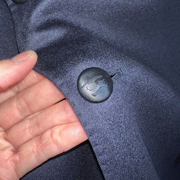 Burberry London Navy wool/Cashmere Blazer. 46L - Picture 2 of 6